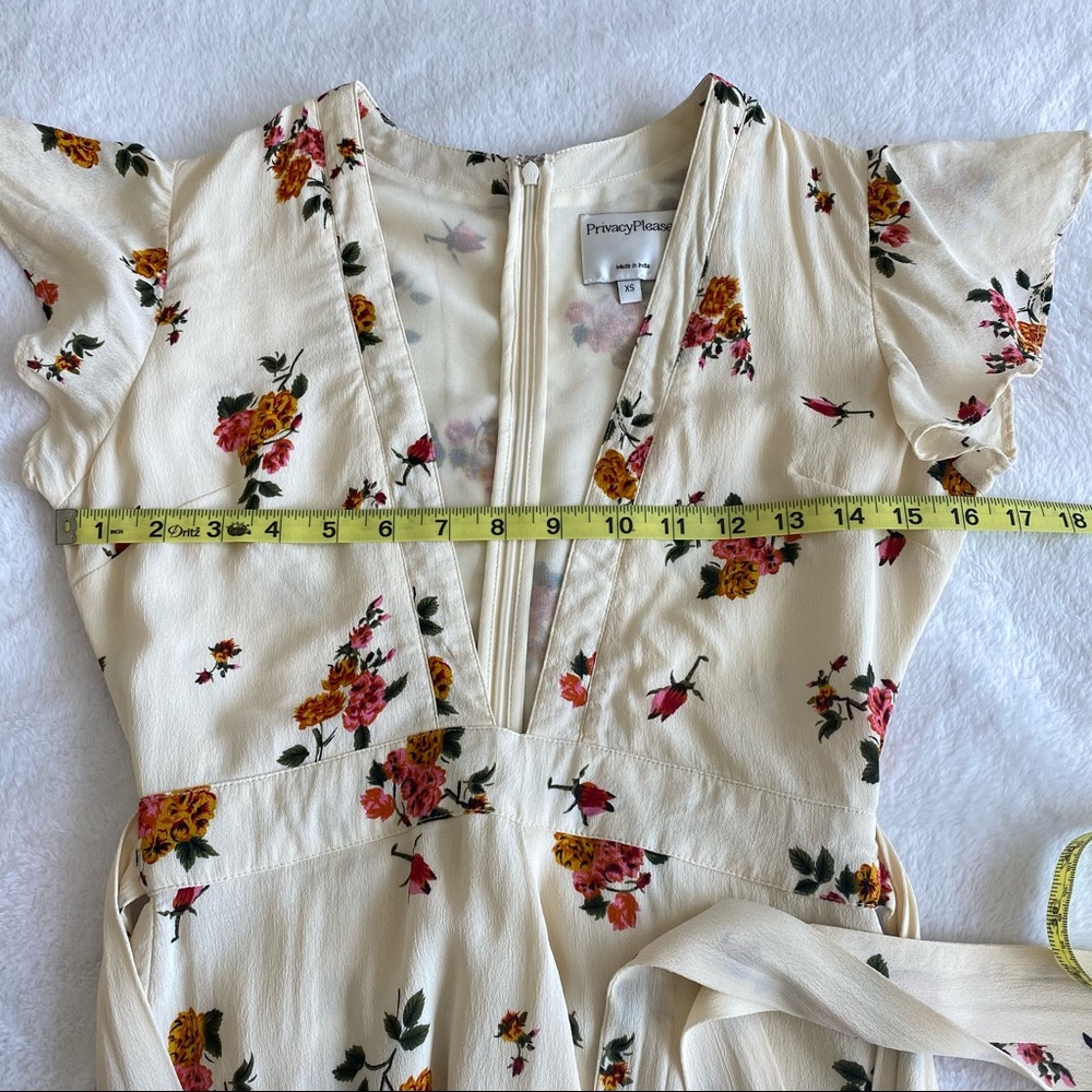 Privacy Please X Revolve Goodwin Creme Romper | XS - Picture 8 of 16
